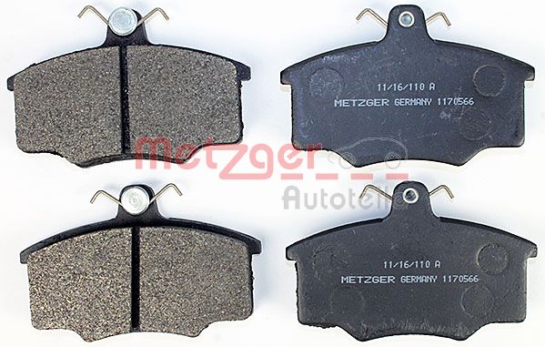 METZGER 1170566 Bremsbelagsatz, Scheibenbremse
